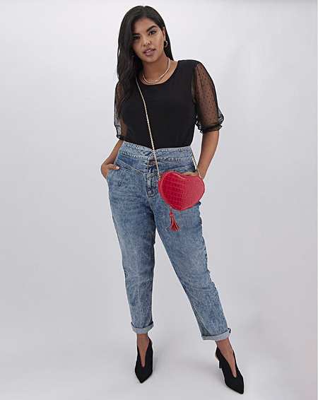 mom jeans on size 14