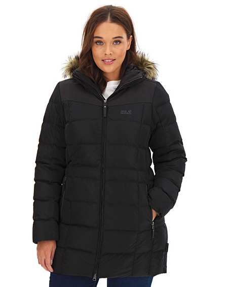 jack wolfskin baffin island coat black