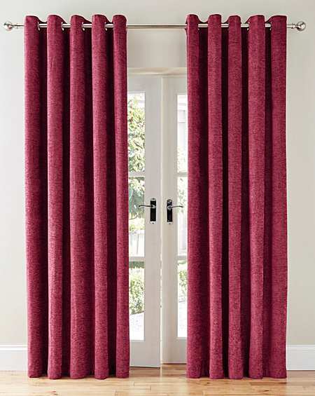 Red Curtains Blinds Poles Home J D Williams