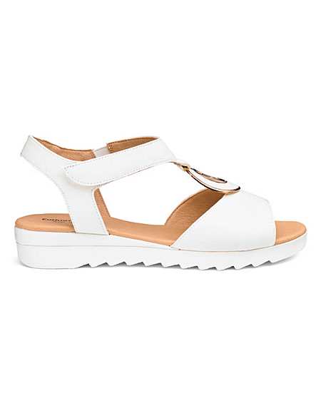 cushion walk white sandals