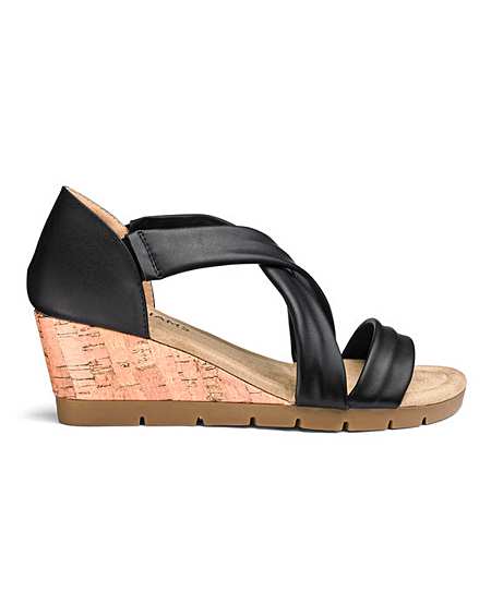 jd williams black sandals