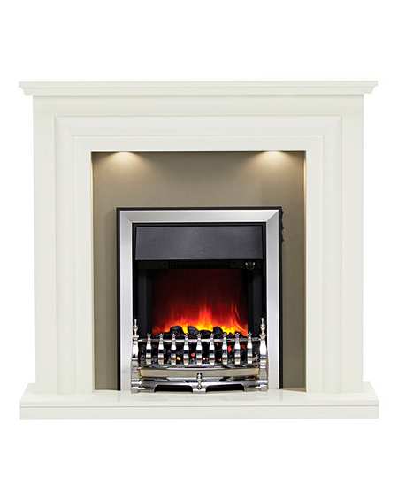 White Fire Suites Fires Surrounds Electricals J D Williams