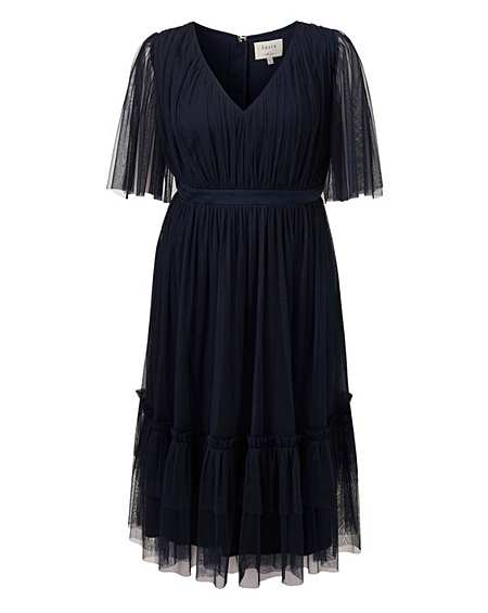 anaya kimono sleeve wrap maxi dress