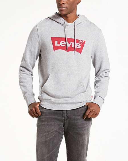 levi's grey sweatshirt