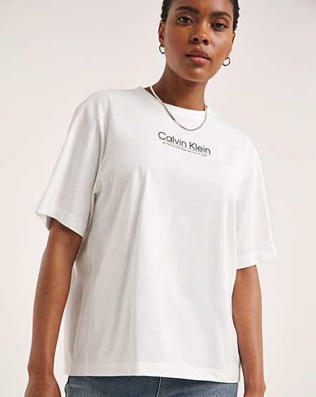 Tee shirt femme calvin klein hot sale