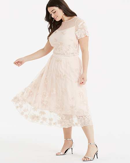 coast emele jacquard dress