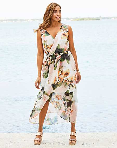 joanna hope print maxi dress