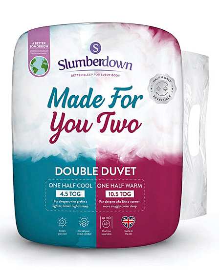 Slumberdown Made For You Two Duvet J, Slumberdown All Seasons Duvet Review