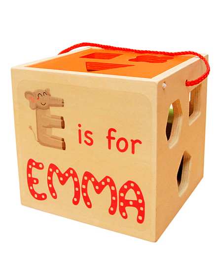 personalised wooden shape sorter