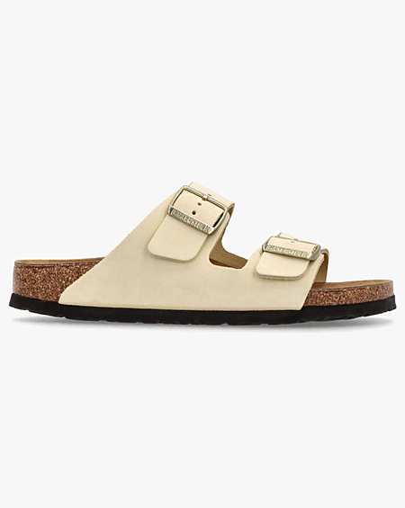 Birkenstock Arizona Ecru Two Bar Mules Premier Man