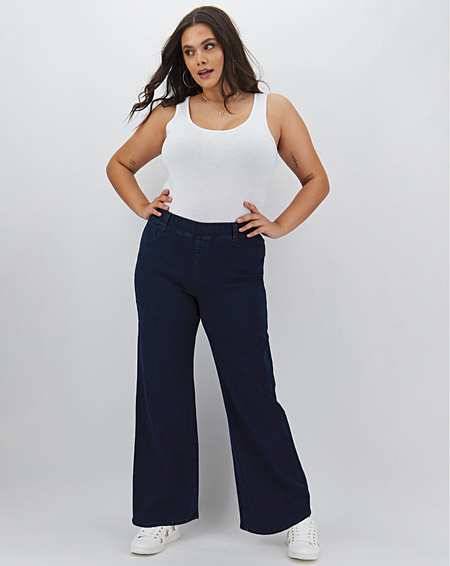 simply be pixie wide leg jeans