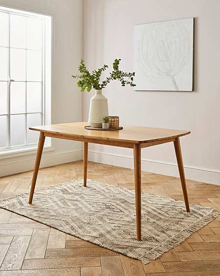 Pastel oak 2024 dining table