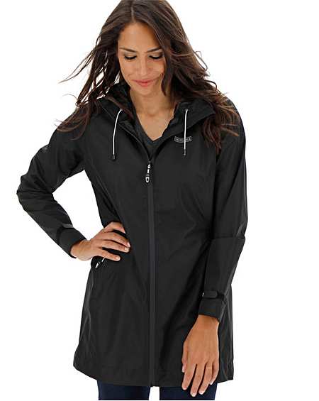 Womens Snowdonia Jacket Long Thinsulate Coat Faux Fur Hood Detail Simply Be