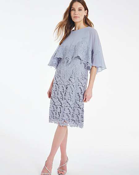 Nightingales navy lace on sale dress and jacket