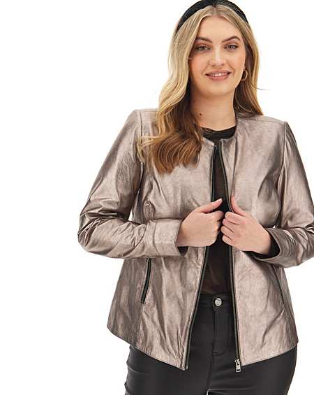 simply be leather jacket