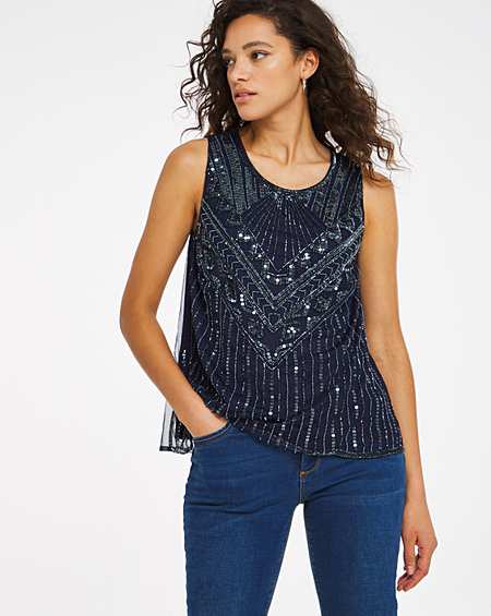 joanna hope sequin tops