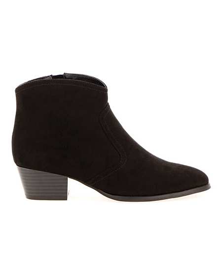 wide fit ladies ankle boots
