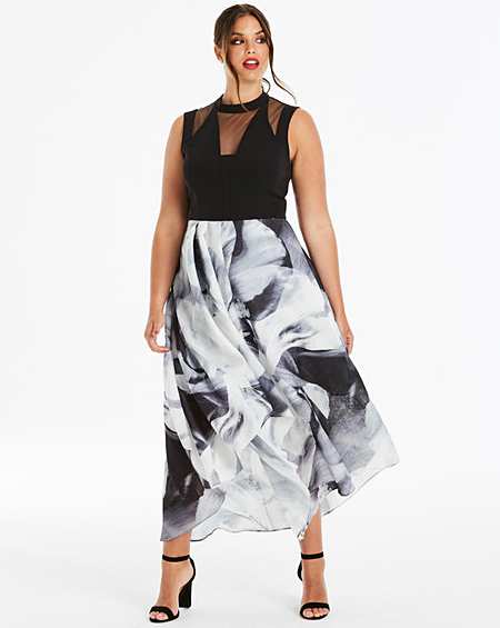 fabien print maxi dress coast