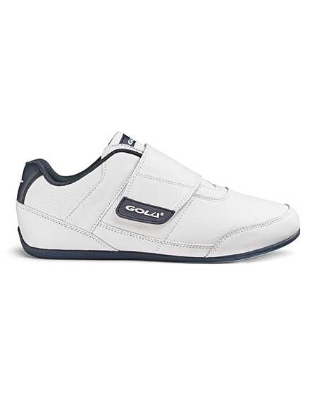 womens wide fit velcro trainers