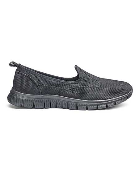 cushion walk slip on trainers