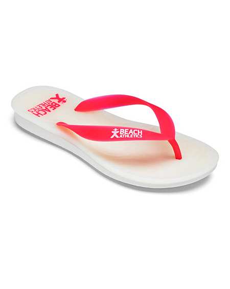 beach athletics flip flops