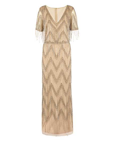 joanna hope beaded layer dress