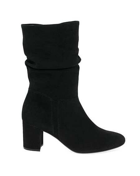 calf length boots wide fit