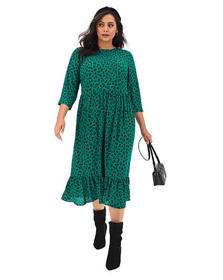 leopard print dress size 18