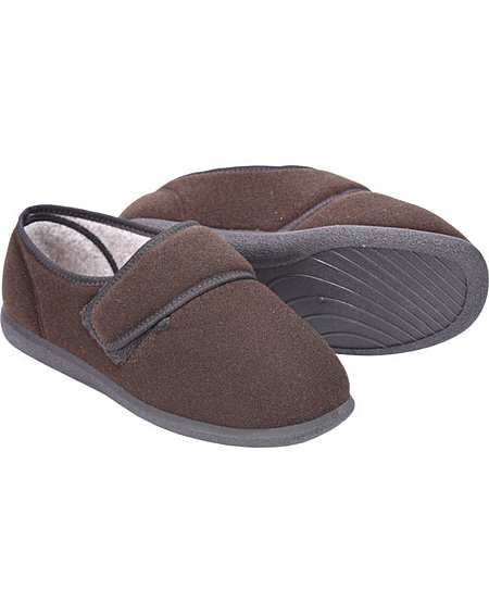 narrow fitting mens slippers