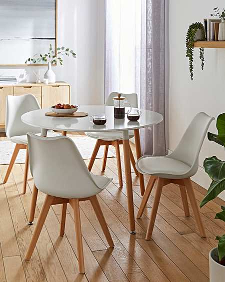 Round dining table and chairs deals sale