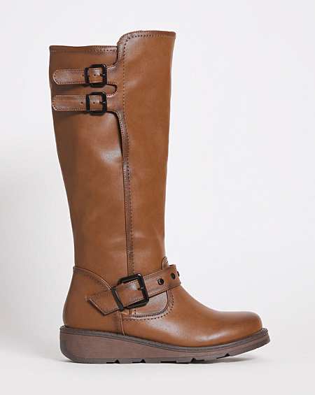 designer wide fit boots