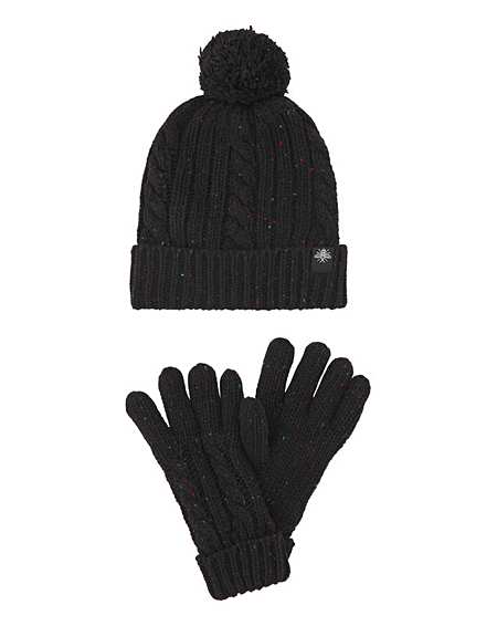 nike hat scarf and glove set