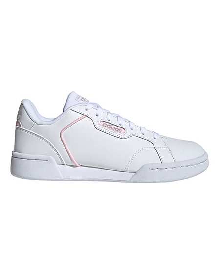 wide fit white trainers ladies