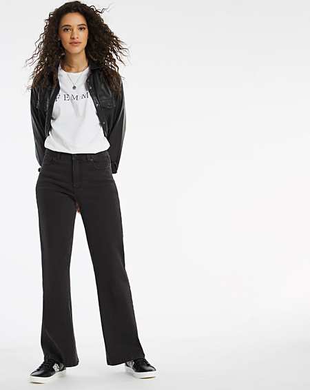 wide leg jeans size 24