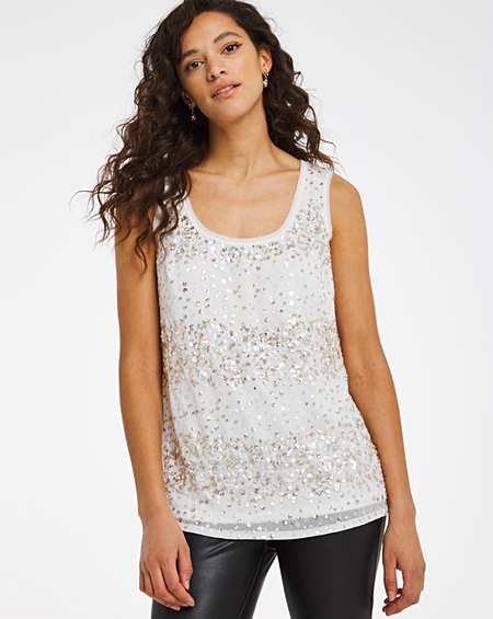 joanna hope sequin tops