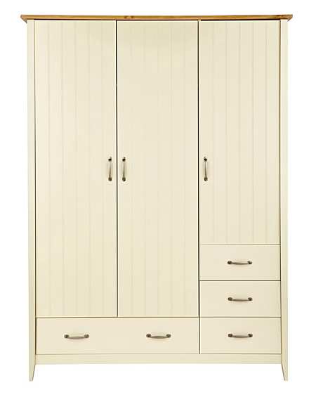 Cream Self Assembly Wardrobes Bedroom Furniture Home