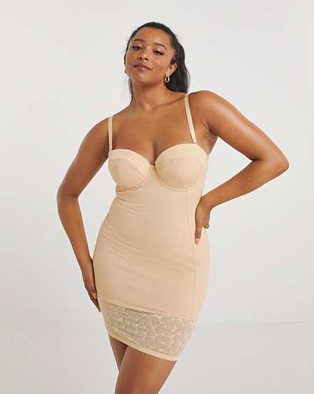 Almond Firm Control Shapewear Slip