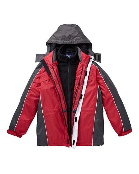 Premier Man | Coats & Jackets Premier Man Teal Fleece Lined Jacket R
