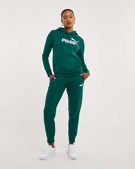 Puma green joggers hotsell