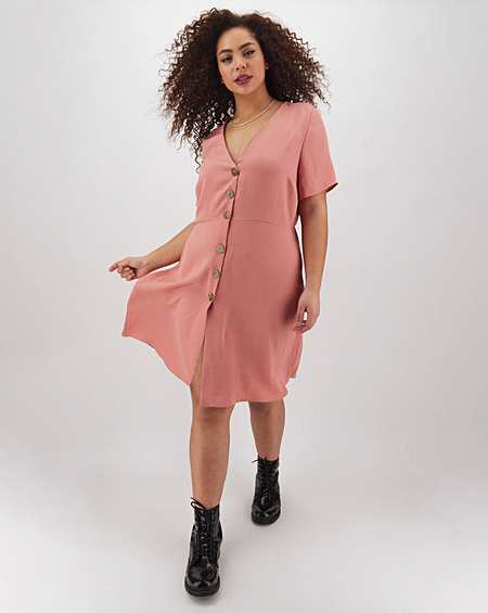 cowl neck slip dress midi