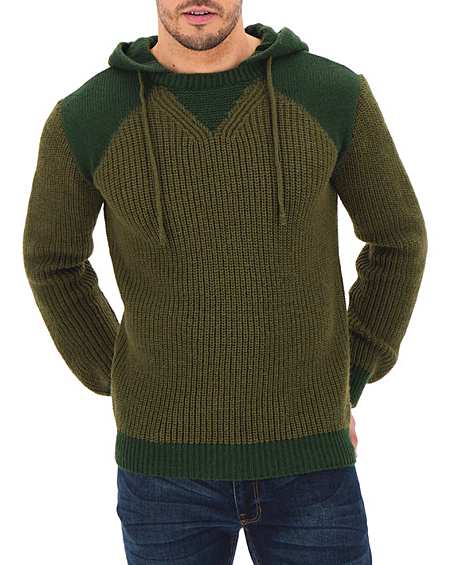 joe brown hooded cardigan