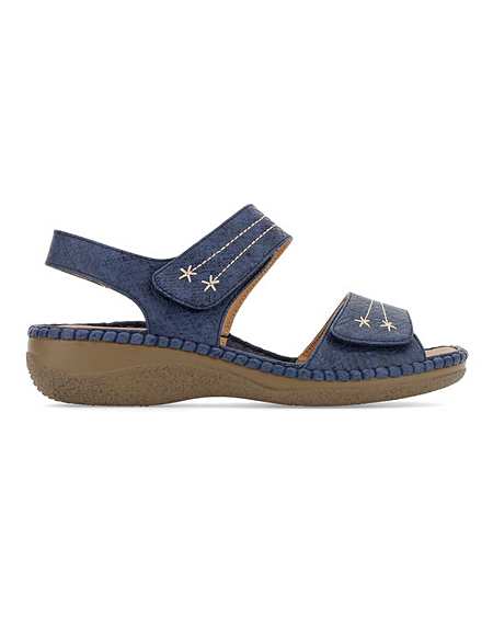 cushion walk sandals wide fit