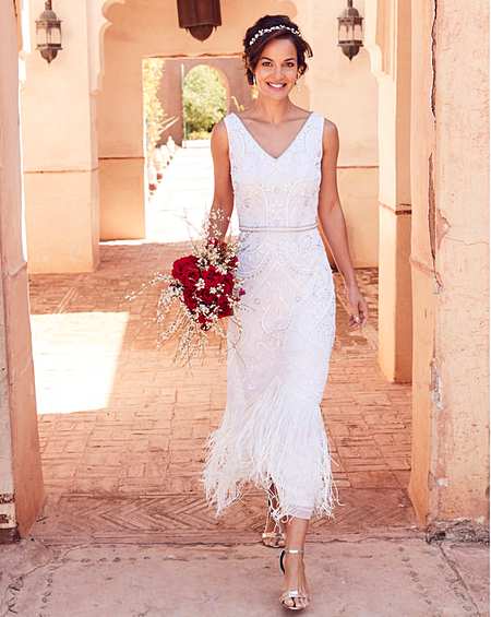 joanna hope bead trim dress