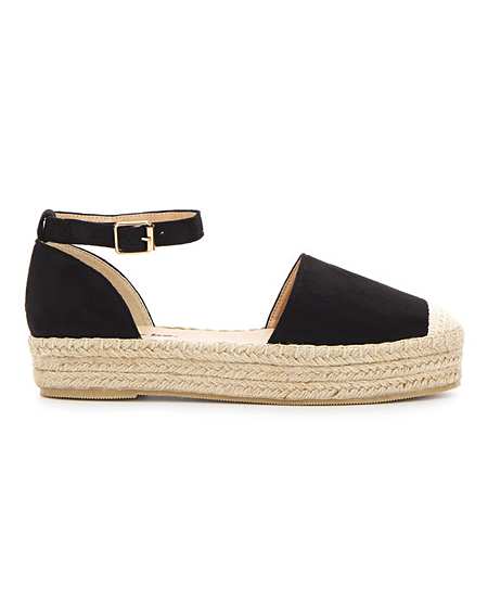 Faline Espadrille Wide Fit | Simply Be