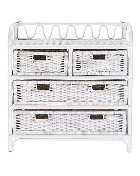 Wicker Storage Drawers Shelves Furniture House Of Bath