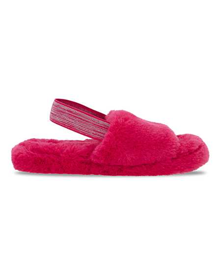 ladies elasticated slippers