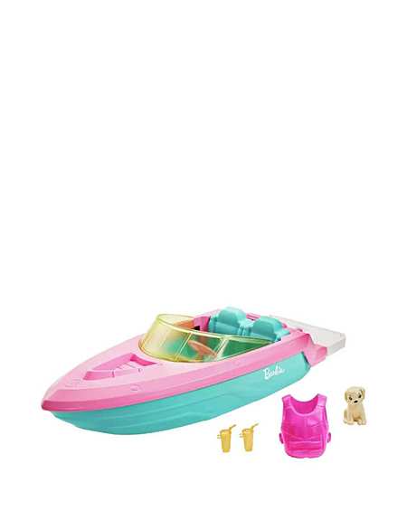 Barbie Floating Boat with Puppy Premier Man