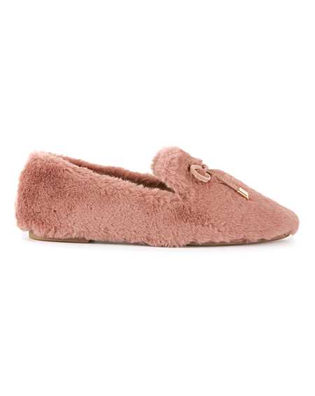 wide fit moccasin slippers