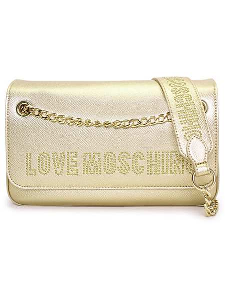 Love moschino cheap gold clutch