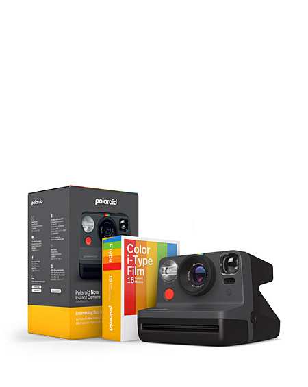 Polaroid Now Instant Film Camera Bundle Generation 2 Black 006248 - Best Buy